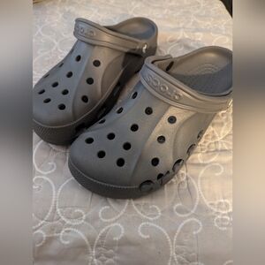 Crocs Size M 9 W 11 - grey